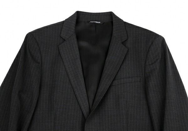 DOLCE&GABBANA Pinstripe Narrow Lapel Jacket Charcoal Size 44