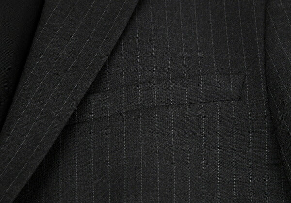 DOLCE&GABBANA Pinstripe Narrow Lapel Jacket Charcoal Size 44