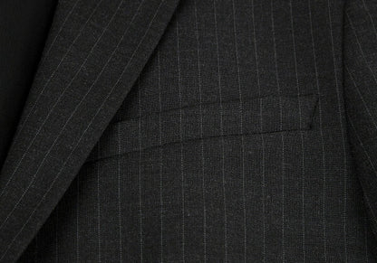 DOLCE&GABBANA Pinstripe Narrow Lapel Jacket Charcoal Size 44