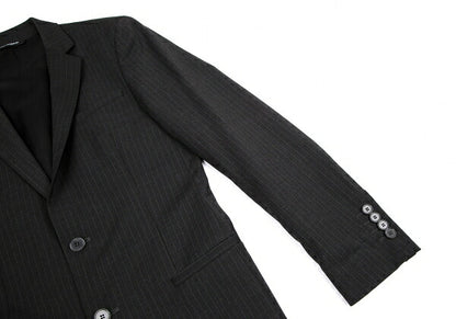 DOLCE&GABBANA Pinstripe Narrow Lapel Jacket Charcoal Size 44