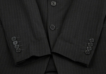 DOLCE&GABBANA Pinstripe Narrow Lapel Jacket Charcoal Size 44