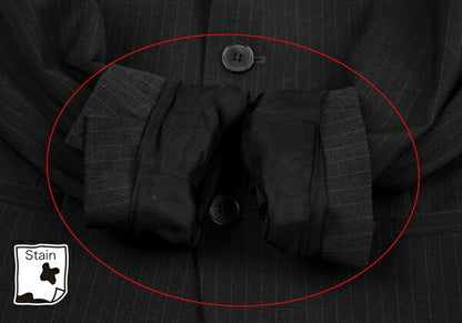 DOLCE&GABBANA Pinstripe Narrow Lapel Jacket Charcoal Size 44