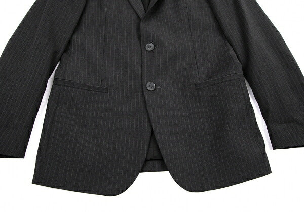 DOLCE&GABBANA Pinstripe Narrow Lapel Jacket Charcoal Size 44