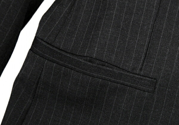 DOLCE&GABBANA Pinstripe Narrow Lapel Jacket Charcoal Size 44