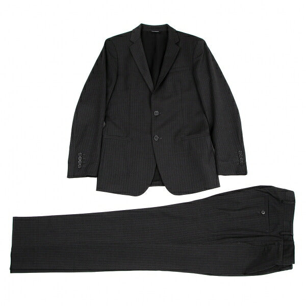 DOLCE&GABBANA Pinstripe Narrow Lapel Jacket Charcoal Size 44