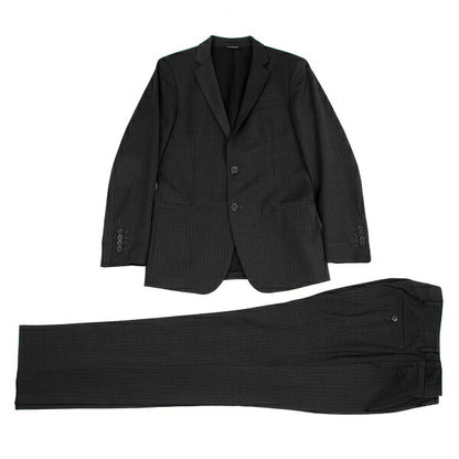 DOLCE&GABBANA Pinstripe Narrow Lapel Jacket Charcoal Size 44