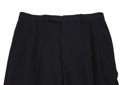 GUCCI Stretch Wool Slacks Pants Navy Size 46