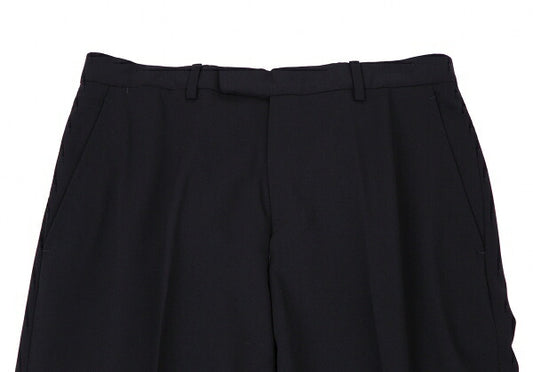 GUCCI Stretch Wool Slacks Pants Navy Size 46