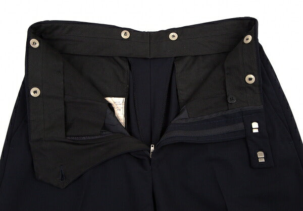 GUCCI Stretch Wool Slacks Pants Navy Size 46