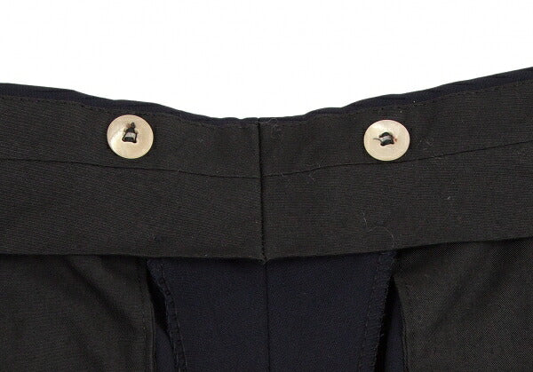 GUCCI Stretch Wool Slacks Pants Navy Size 46
