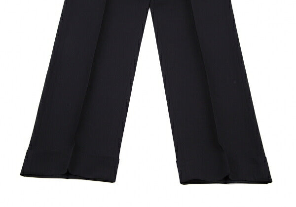 GUCCI Stretch Wool Slacks Pants Navy Size 46