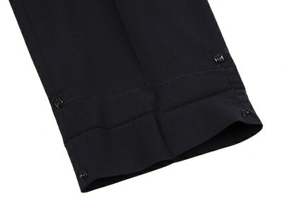 GUCCI Stretch Wool Slacks Pants Navy Size 46