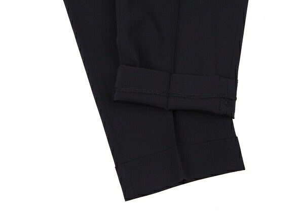 GUCCI Stretch Wool Slacks Pants Navy Size 46