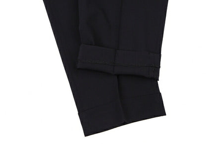GUCCI Stretch Wool Slacks Pants Navy Size 46