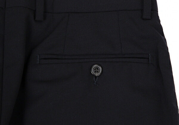 GUCCI Stretch Wool Slacks Pants Navy Size 46