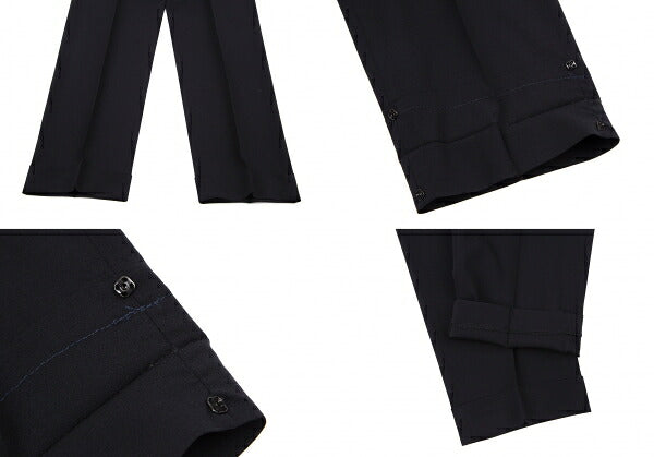 GUCCI GG Monogram Lined Stretch Wool Suit Navy Size 46