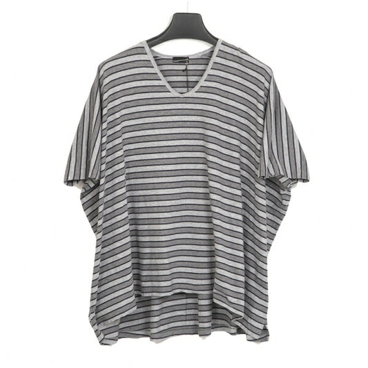 LAD MUSICIAN Cotton Striped Dolman T-Shirt Gray Size 42