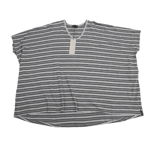 LAD MUSICIAN Cotton Striped Dolman T-Shirt Gray Size 42