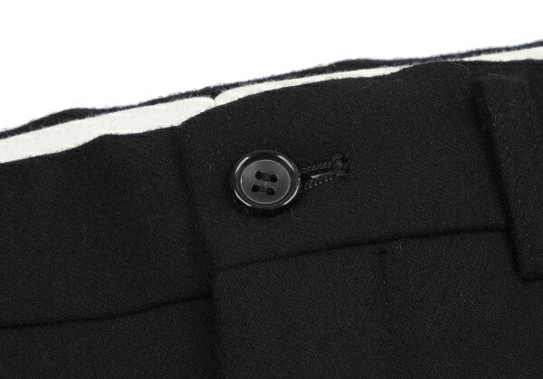 COMME des GARCONS Milled Worsted Double Pants Black Size XS