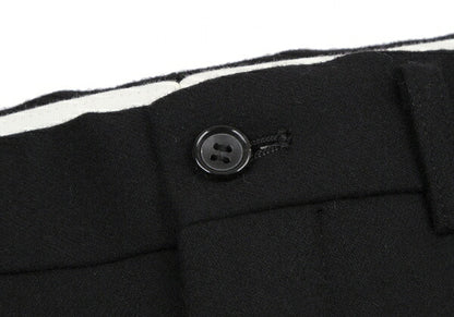 COMME des GARCONS Milled Worsted Double Pants Black Size XS