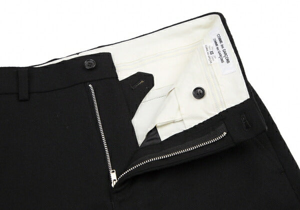 COMME des GARCONS Milled Worsted Double Pants Black Size XS