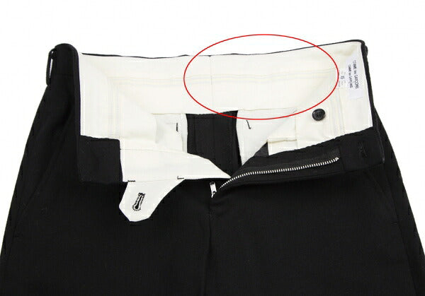 COMME des GARCONS Milled Worsted Double Pants Black Size XS
