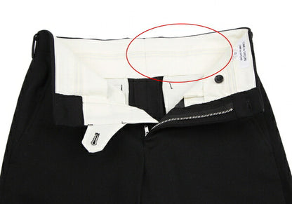 COMME des GARCONS Milled Worsted Double Pants Black Size XS
