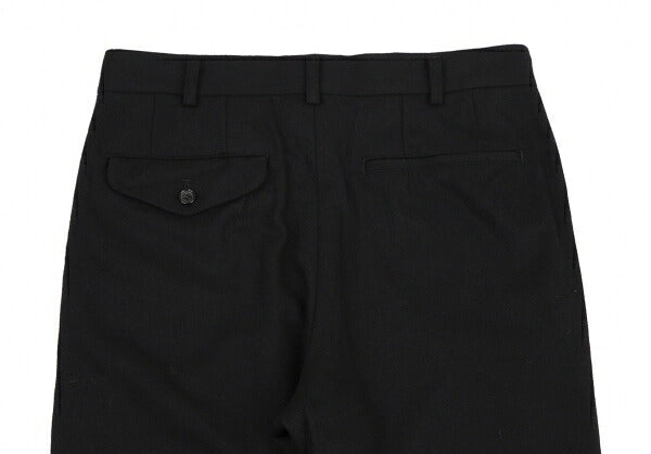 COMME des GARCONS Milled Worsted Double Pants Black Size XS