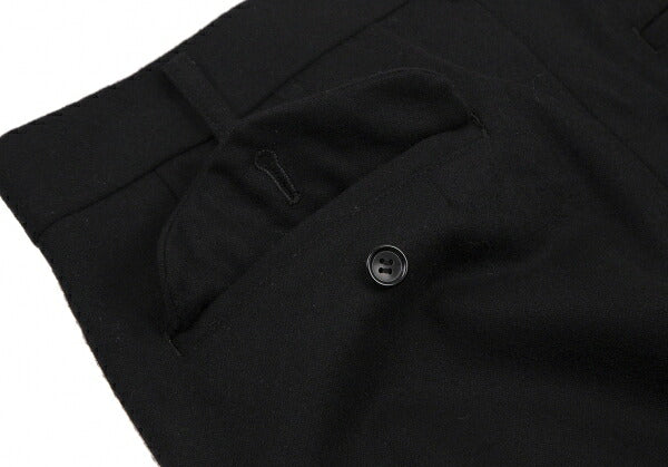 COMME des GARCONS Milled Worsted Double Pants Black Size XS