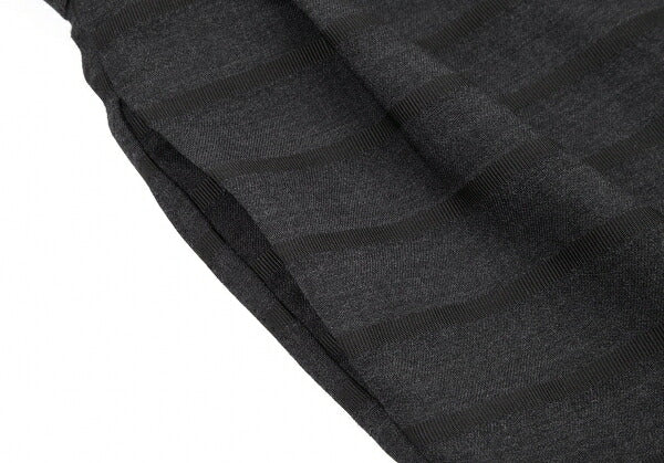 ANREALAGE Border Half-Wrap Wide Pants Charcoal Size 38