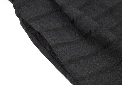 ANREALAGE Border Half-Wrap Wide Pants Charcoal Size 38