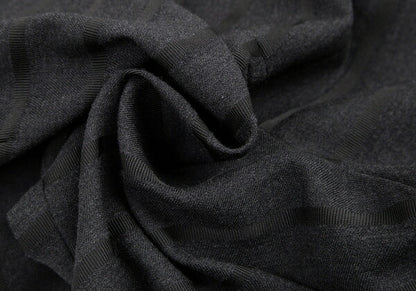 ANREALAGE Border Half-Wrap Wide Pants Charcoal Size 38