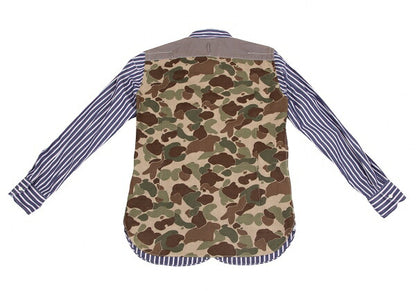 JUNYA WATANABE MAN COMME des GARCONS Navy Camo Shirt Size M