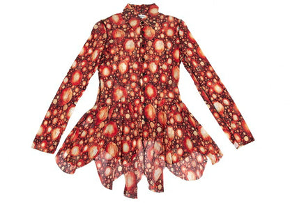 Jean Paul GAULTIER FEMME Poison Dot Shirt Size 40