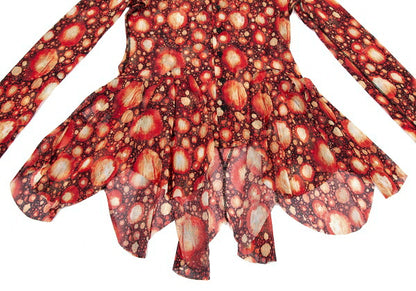 Jean Paul GAULTIER FEMME Poison Dot Shirt Size 40