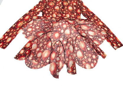 Jean Paul GAULTIER FEMME Poison Dot Shirt Size 40