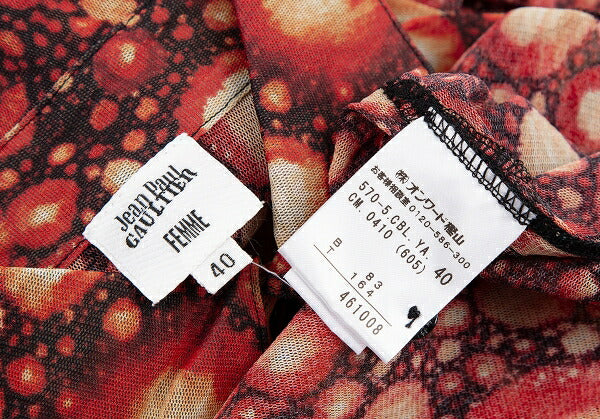 Jean Paul GAULTIER FEMME Poison Dot Shirt Size 40