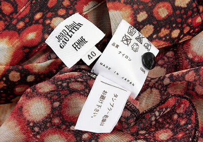 Jean Paul GAULTIER FEMME Poison Dot Shirt Size 40