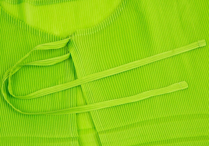 ISSEY MIYAKE me Zigzag Pleat Cardigan Green Size F