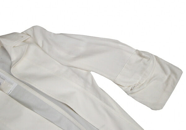 Y's 22SS Cotton Linen Pocket Sleeve Jacket White Size 2