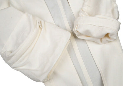 Y's 22SS Cotton Linen Pocket Sleeve Jacket White Size 2