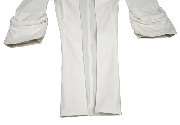 Y's 22SS Cotton Linen Pocket Sleeve Jacket White Size 2