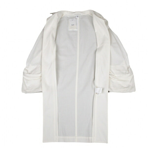 Y's 22SS Cotton Linen Pocket Sleeve Jacket White Size 2