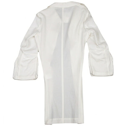 Y's 22SS Cotton Linen Pocket Sleeve Jacket White Size 2