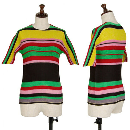ISSEY MIYAKE PLEATS (T.) Striped T-Shirt Multi Size 3