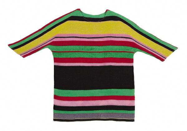 ISSEY MIYAKE PLEATS (T.) Striped T-Shirt Multi Size 3