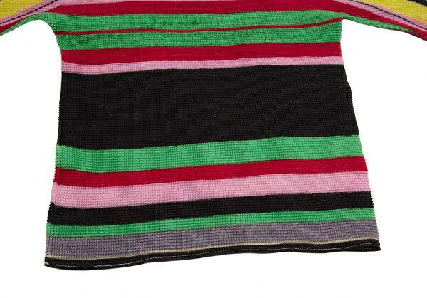 ISSEY MIYAKE PLEATS (T.) Striped T-Shirt Multi Size 3