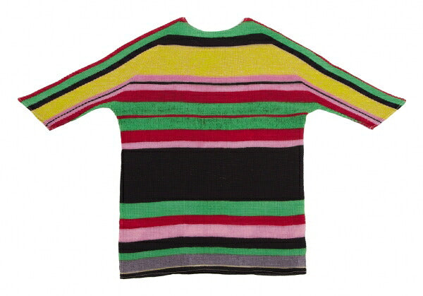 ISSEY MIYAKE PLEATS (T.) Striped T-Shirt Multi Size 3