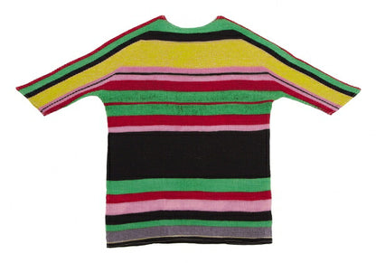 ISSEY MIYAKE PLEATS (T.) Striped T-Shirt Multi Size 3