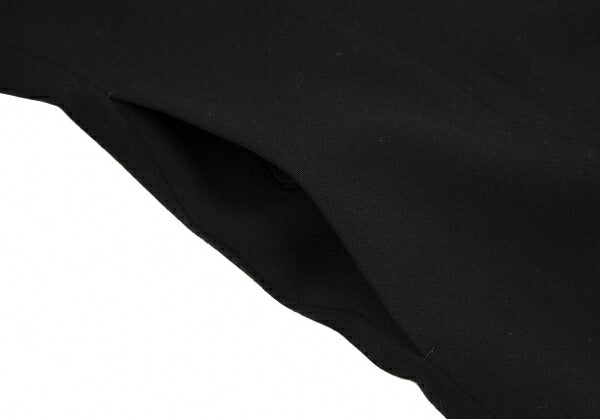 JURGEN LEHL Wool Collarless Jacket Black Size L